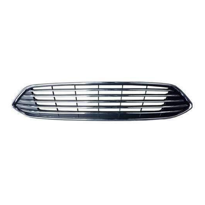 Fits Ford Focus Estate 2014- Centre Front Main Grille With Chrome Frame & Slats