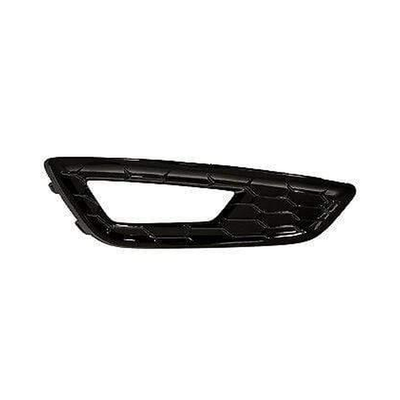 Fits Ford Focus St-Line, Zetec S 2014- Front Bumper Fog Grille With Fog Lamp Hole Driver Side
