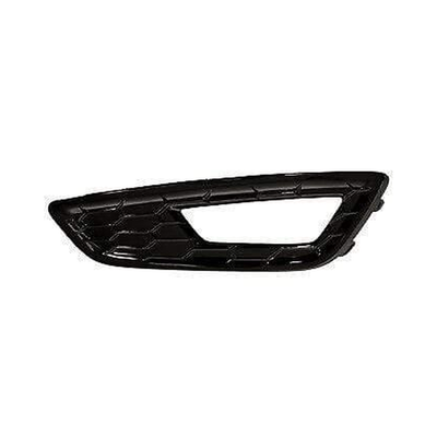 Fits Ford Focus St-Line, Zetec S 2014- Front Bumper Fog Grille With Fog Lamp Hole Passenger Side