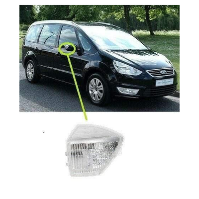 Fits Ford Galaxy 2006-2015 Door Wing Mirror Indicator Clear Lens Driver Side