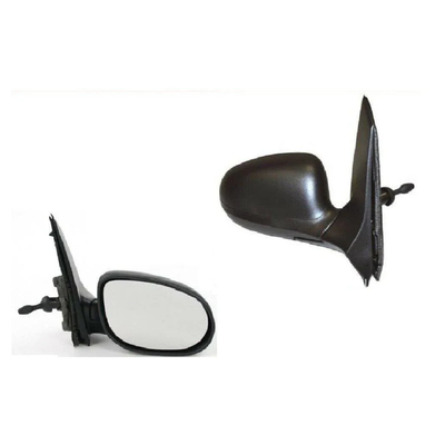 Fits Ford Ka 2008-2016 Door Wing Mirror Manual Black Textured W/Black Glossy Cover Driver Side