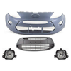 Fits Ford Ka 2009-2016 Front Bumper Kit Primed With Lower Grille & Fog Light Lamps thumbnail