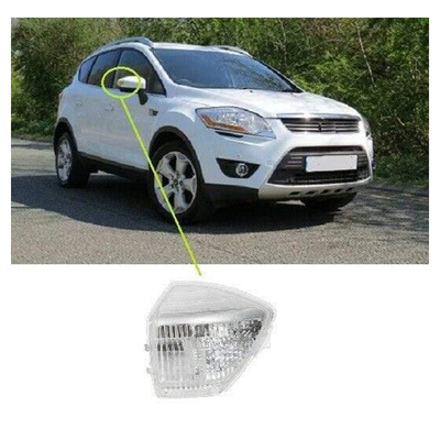 Fits Ford Kuga 2008-2013 Door Wing Mirror Indicator Clear Lens Driver Side