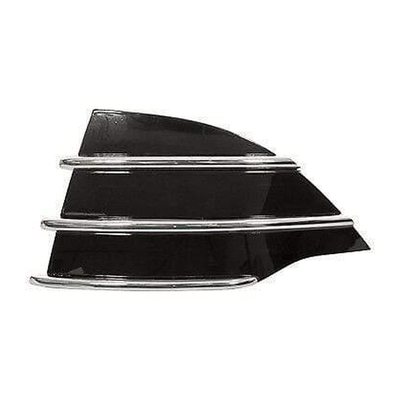 Fits Ford Kuga 2013-2016 Front Bumper Fog Grille Black With Chrome Moulding Passenger Side