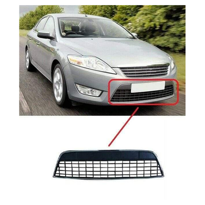 Fits Ford Mondeo 2007-2010 Front Bumper Lower Grille Black Chrome Frame