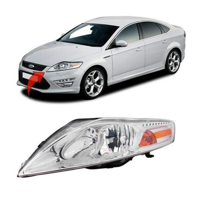 Fits Ford Mondeo 2007-2010 Headlight Headlamp Halogen Electric With Motor Passenger Side