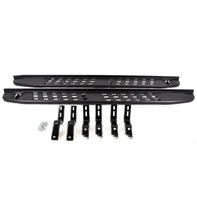 Fits Ford Ranger Wildtrack Raptor 2011-On Running Boards Side Steps Black - image 2