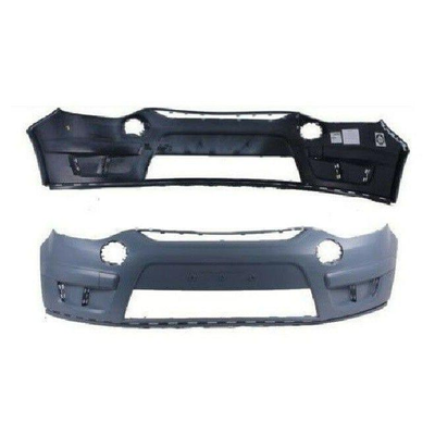Fits Ford S-Max 2006-2011 Front Bumper Primed No Pdc Or Washer Holes