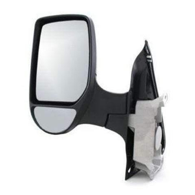 Fits Ford Transit 2000-2014 Door Wing Mirror Manual Black Short Arm Passenger Side