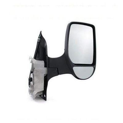 Fits Ford Transit 2000-2014 Door Wing Mirror Electric Heated Black Short Arm Driver Side