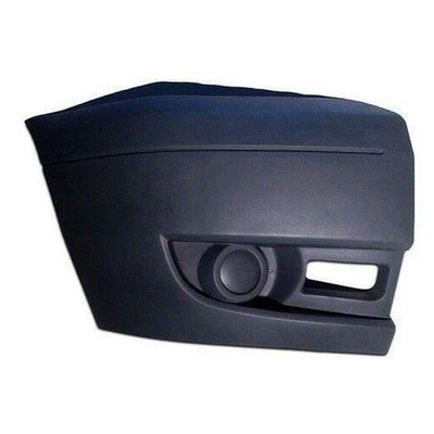 Fits Ford Transit 2006-2014 Front Bumper Corner End Driver Side No Fog Lamp Hole Mat Grey Textured