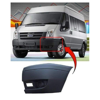 Fits Ford Transit 2006-2014 Front Bumper Corner End Passenger Side No Fog Lamp Hole