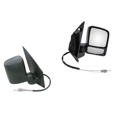 Fits Ford Transit Connect 2003-2006 Door Wing Mirror Manual Black Driver Side