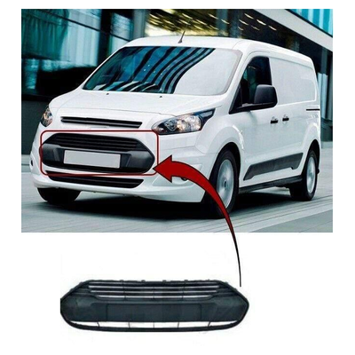Fits Ford Transit Connect 2014- Front Bumper Grille Black