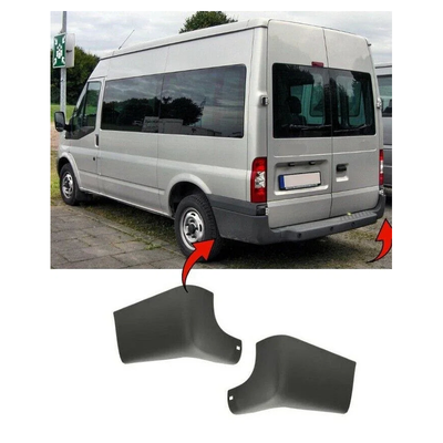 Fits Ford Transit Mk6 2000-2006 Rear Bumper Corner Cap Pair