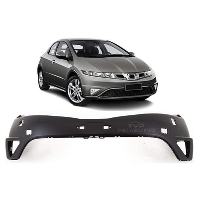Fits Honda Civic Hatchback 2005-2012 Front Bumper Primed With Washer Jet Hole