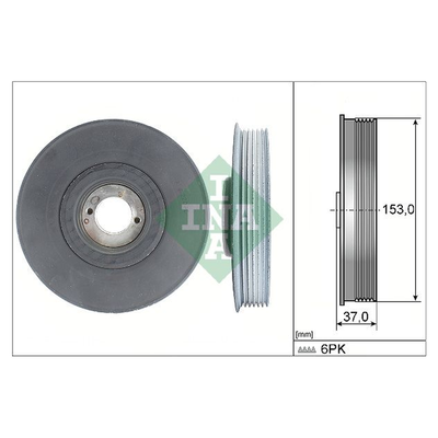 INA Crankshaft Pulley (tvd) 544003910