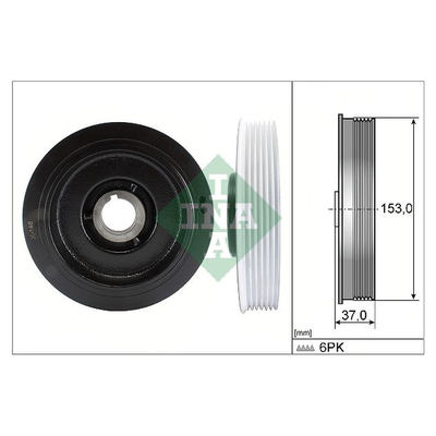 INA Crankshaft Pulley (tvd) 544005810