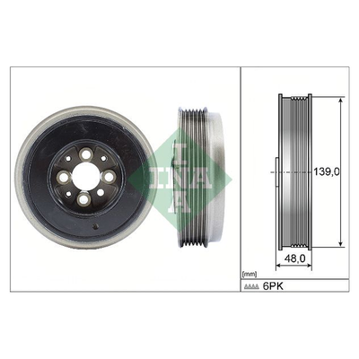 INA Crankshaft Pulley (tvd) 544006510