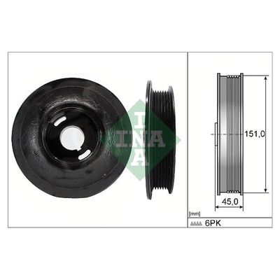 INA Crankshaft Pulley (tvd) 544007210