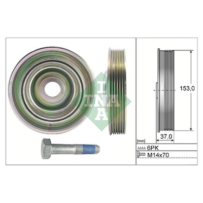 INA Crankshaft Pulley (tvd) 544009720
