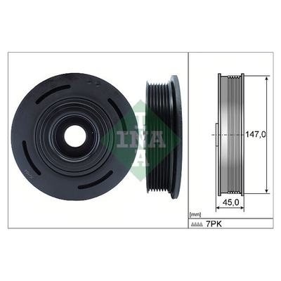 INA Crankshaft Pulley (tvd) 544009810