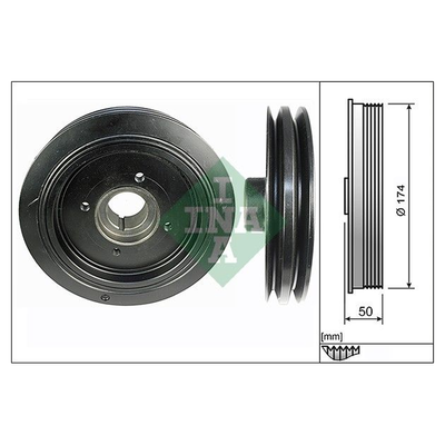 INA Crankshaft Pulley (tvd) 544010710