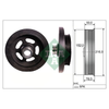 INA Crankshaft Pulley (tvd) 544011110 thumbnail