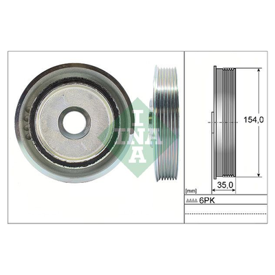 INA Crankshaft Pulley (tvd) 544011210