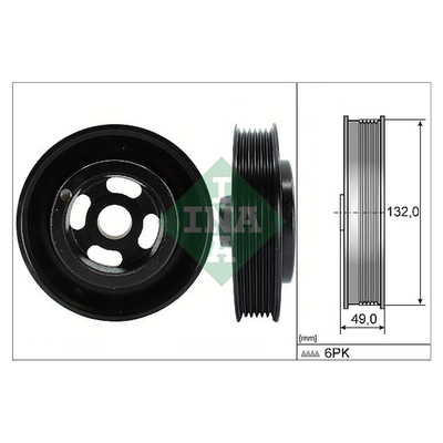 INA Crankshaft Pulley (tvd) 544012610