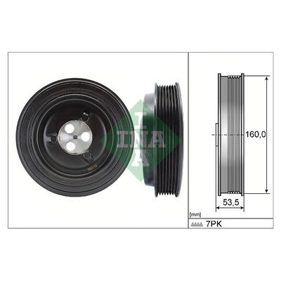 INA Crankshaft Pulley (tvd) 544013210