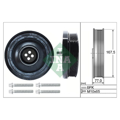 INA Crankshaft Pulley (tvd) 544013720