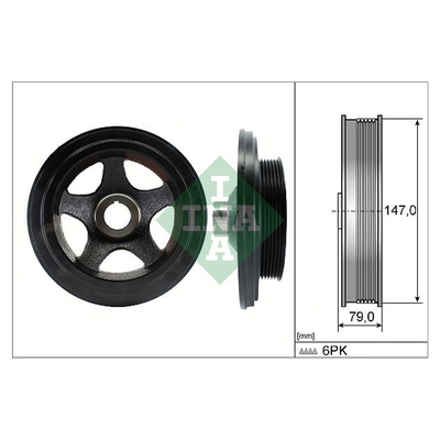 INA Crankshaft Pulley (tvd) 544014210