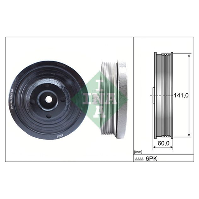 INA Crankshaft Pulley (tvd) 544014310