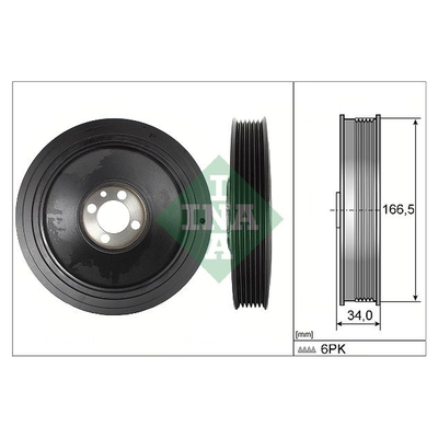 INA Crankshaft Pulley (tvd) 544015010