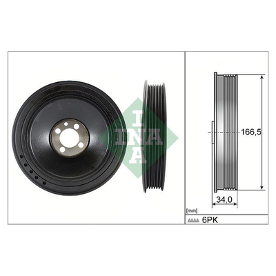 INA Crankshaft Pulley (tvd) 544015710