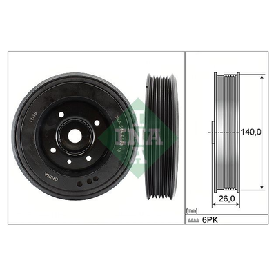 INA Crankshaft Pulley (tvd) 544015810