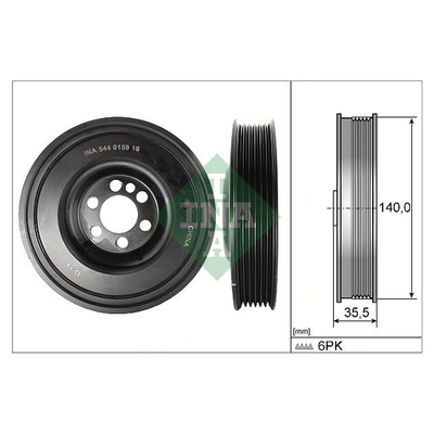INA Crankshaft Pulley (tvd) 544015910
