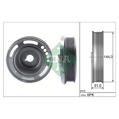 INA Crankshaft Pulley (tvd) 544016810