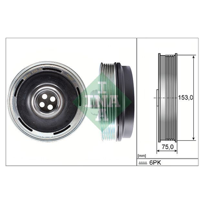 INA Crankshaft Pulley (tvd) 544016910