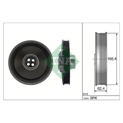 INA Crankshaft Pulley (tvd) 544017110