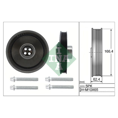 INA Crankshaft Pulley (tvd) 544017120
