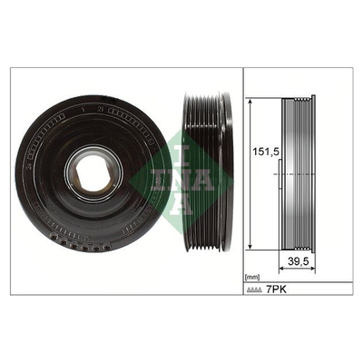 INA Crankshaft Pulley (tvd) 544017710