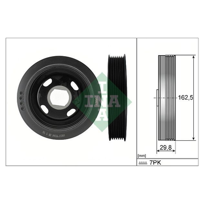 INA Crankshaft Pulley (tvd) 544017910