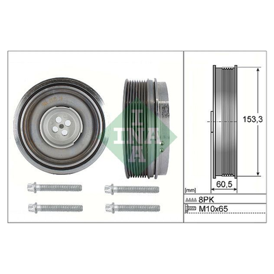 INA Crankshaft Pulley (tvd) 544050520