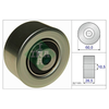 INA Drive Belt Deflection Guide Pulley 532056110 thumbnail