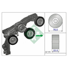 INA Drive Belt Tensioner Pulley 534043110 thumbnail
