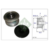 INA Overrunning Alternator Pulley 535010910 thumbnail