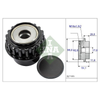 INA Overrunning Alternator Pulley 535017510 thumbnail