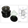 INA Overrunning Alternator Pulley 535019510 thumbnail